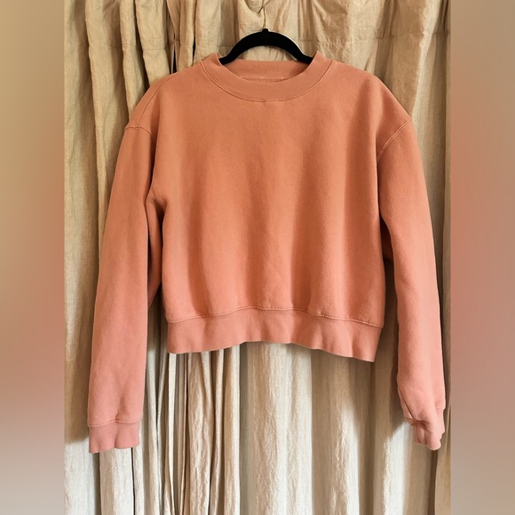 TNA - SWEATFLEACE WOMEN’S COZY MEGA CROPPED CREW NECK - Picture 1 of 1